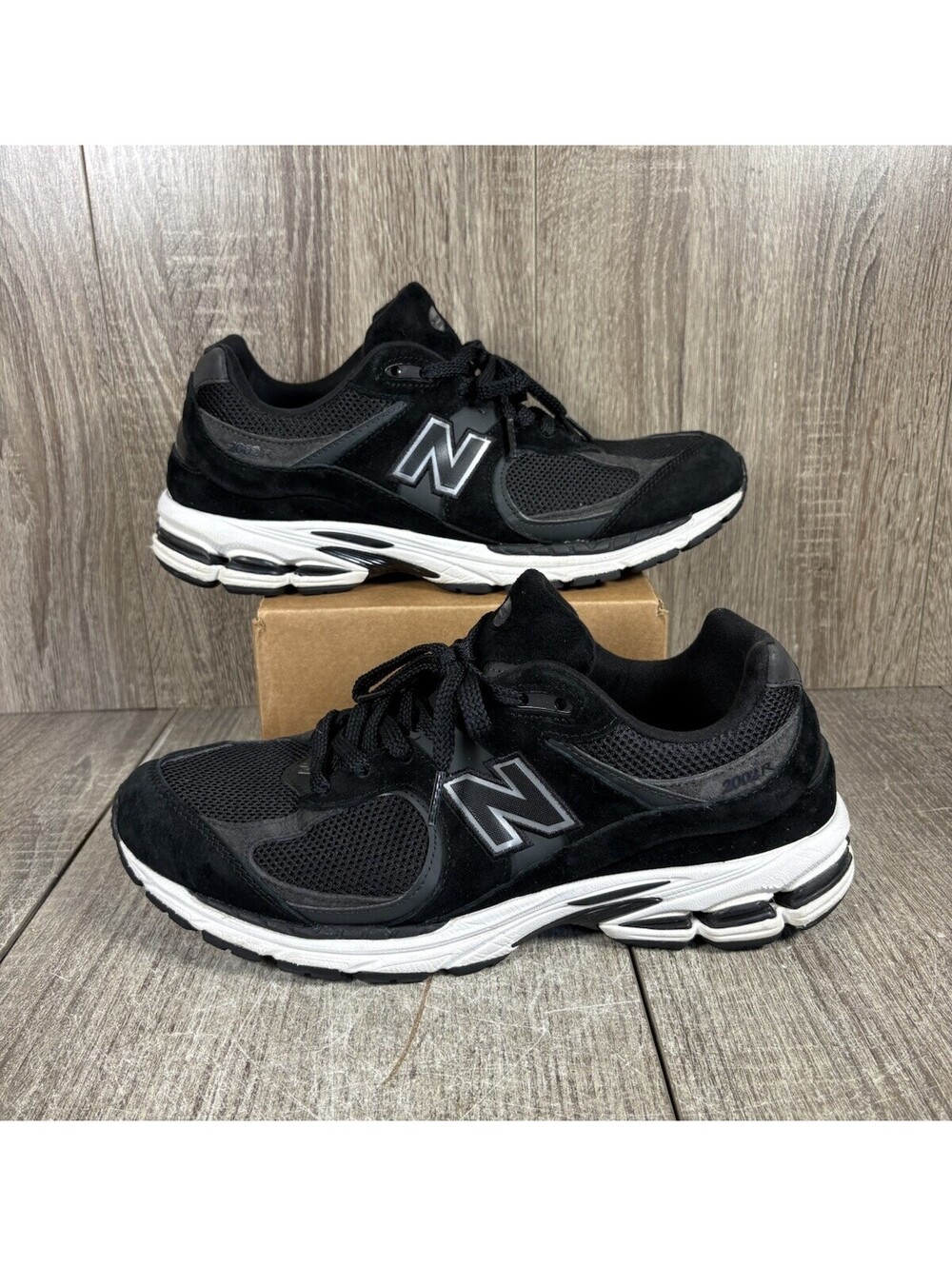 Size 12  - New Balance 2002R Black Gunmetal CLEAN - Fast Free Shipping